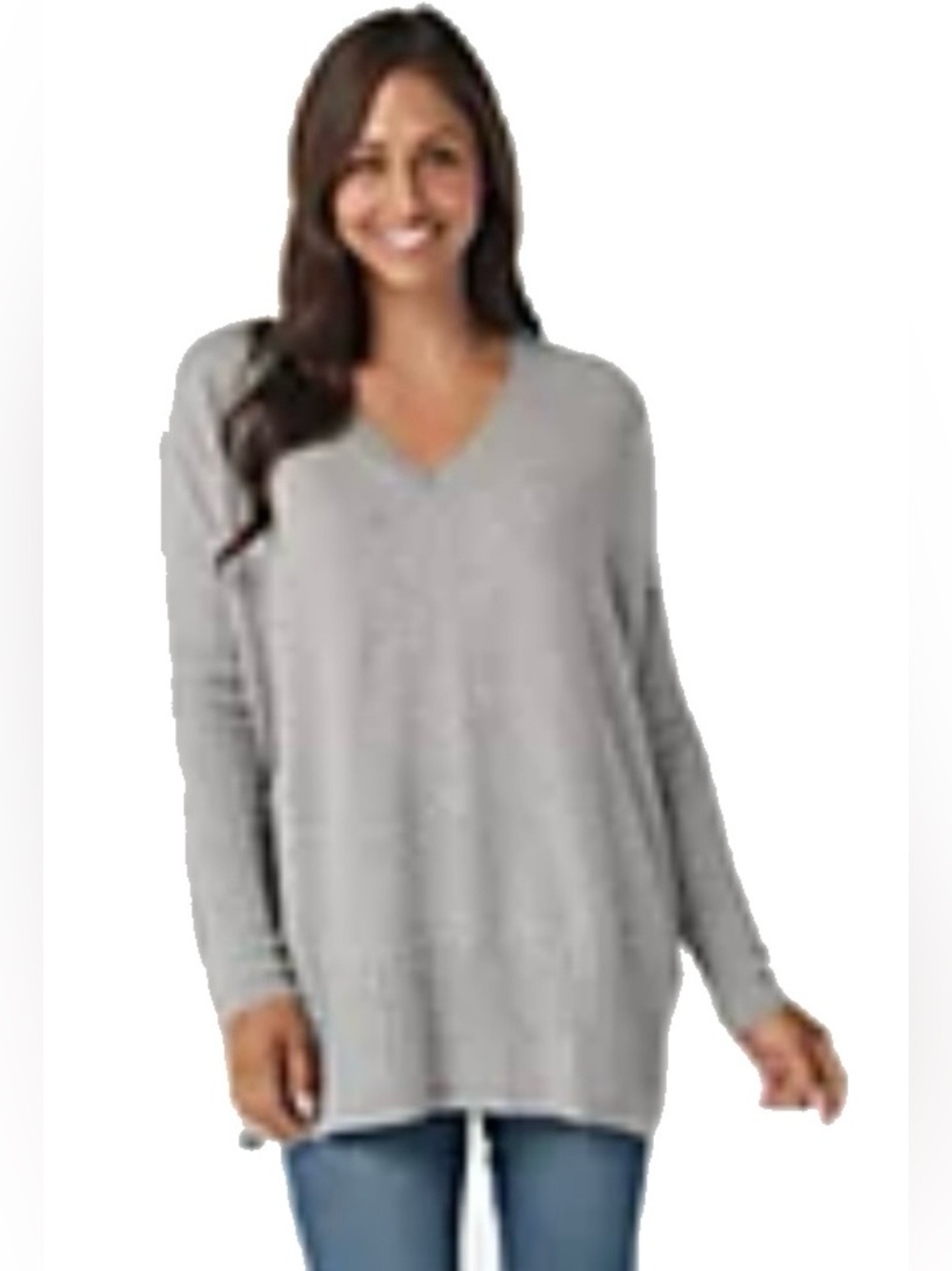 Soft by Naadam V neck boyfriend pullover sweater